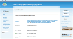 Desktop Screenshot of geobibline.cz