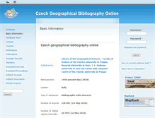 Tablet Screenshot of geobibline.cz